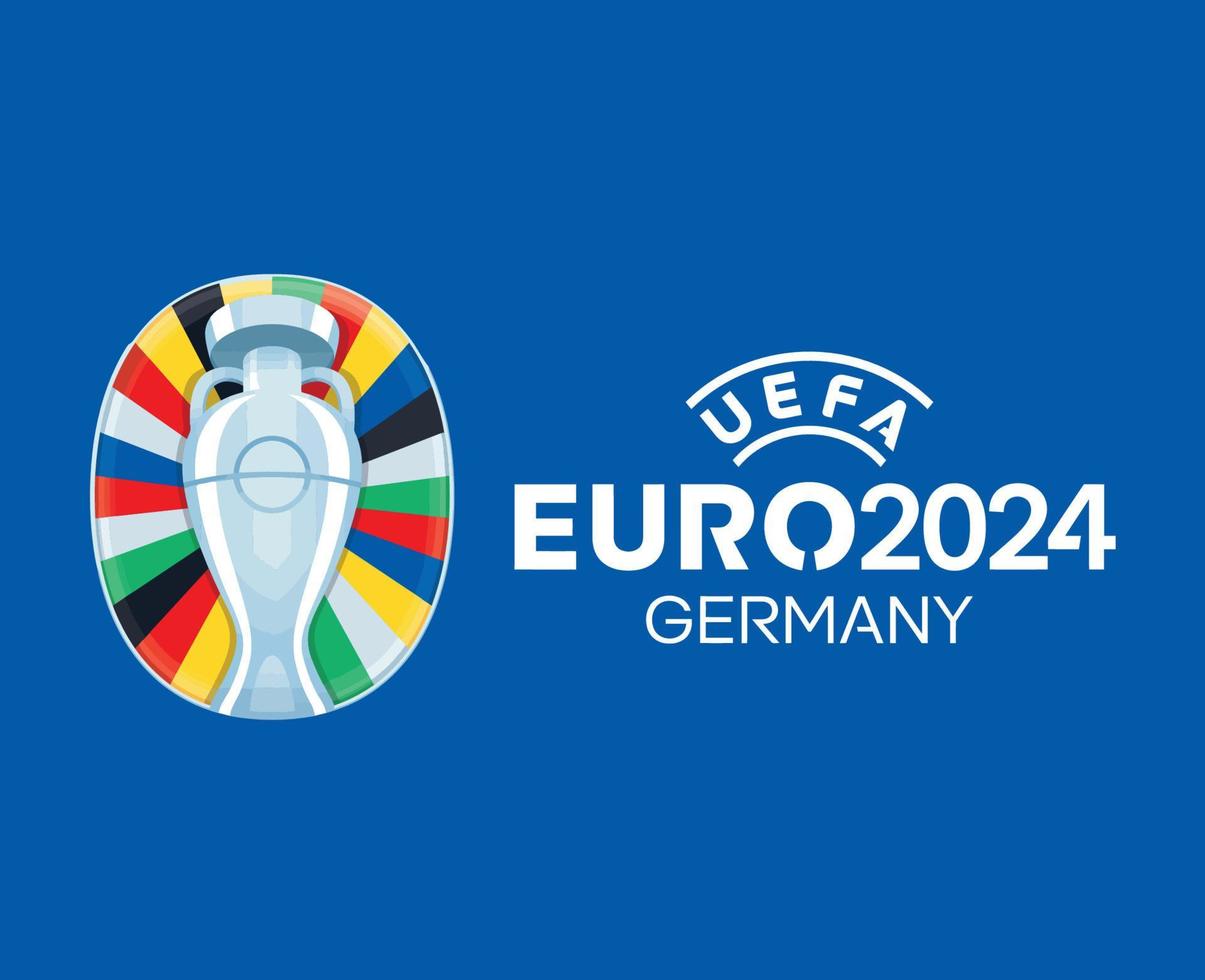 22700816 euro 2024 germania ufficiale logo con nome simbolo europeo calcio finale design illustrazione vettore con indietro sfondo gratuito vettoriale 1