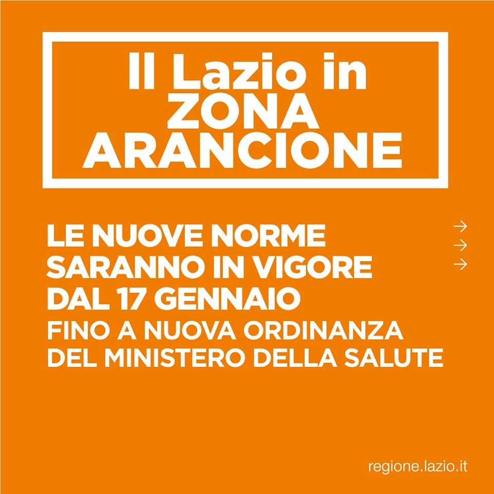lazio zona arancione