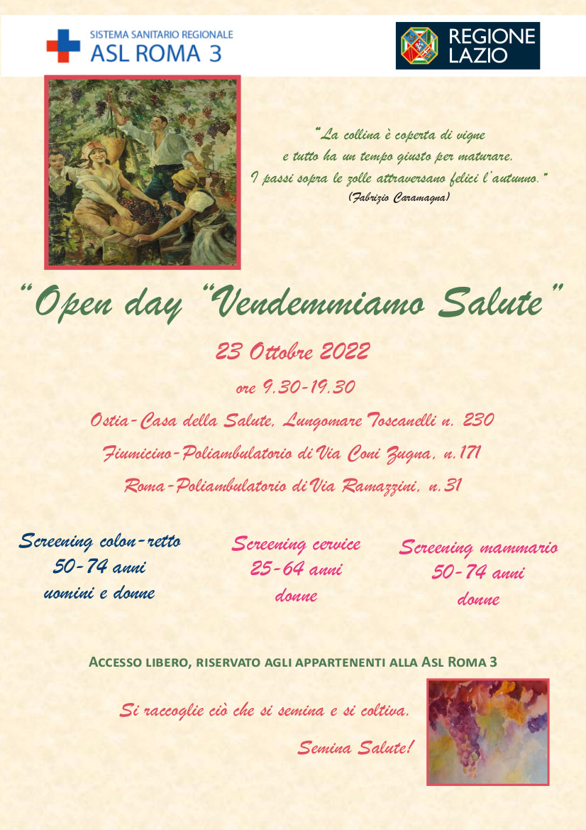open day di ottobre