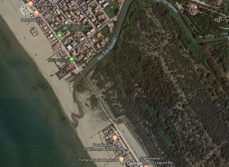 rio tre denari mappa