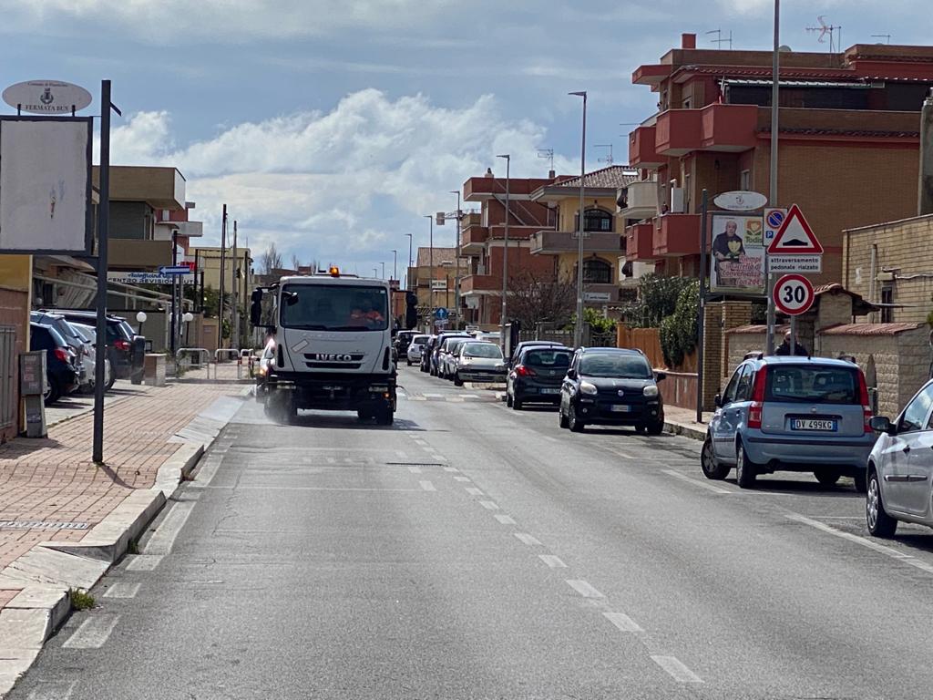 sanificazione Strade